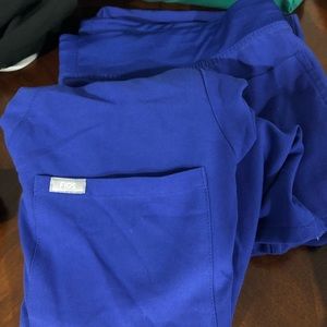 FIGS Women's Livingston Pants Royal Blue Large